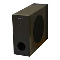 Sony SA-WA10R - Wireless Speaker System Component Service Manual