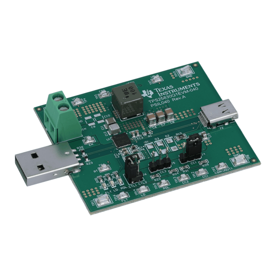 Texas Instruments TPS25830Q1EVM-040 User Manual