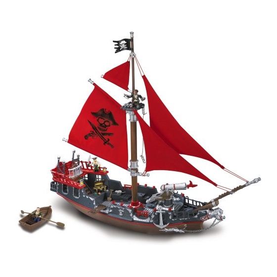 Mega Bloks PYRATES Admiral Scathe's Predator 3619 Assembly Instructions Manual