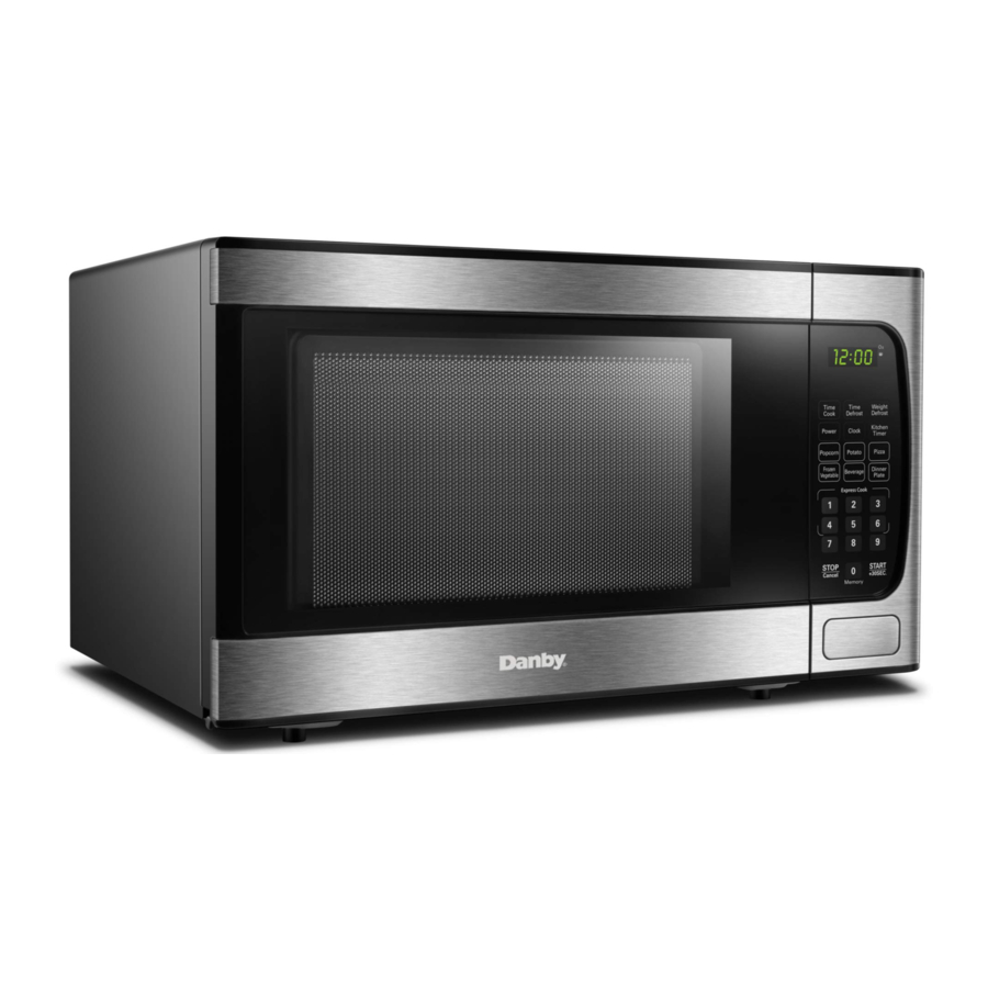 Danby DBMW0924BBS - 0.9 cu. ft. Countertop Microwave Manual