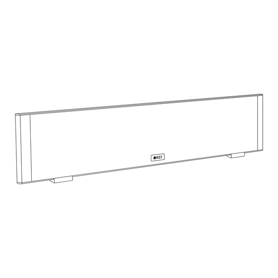 KEF V Series Quick Start Manual