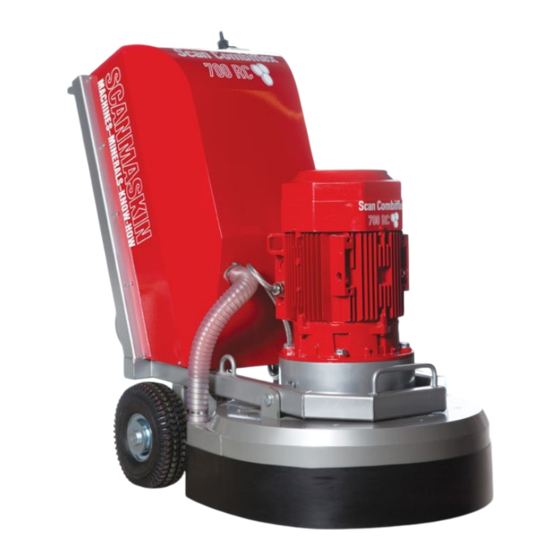 SCANMASKIN SCAN COMBIFLEX 700RC Manual