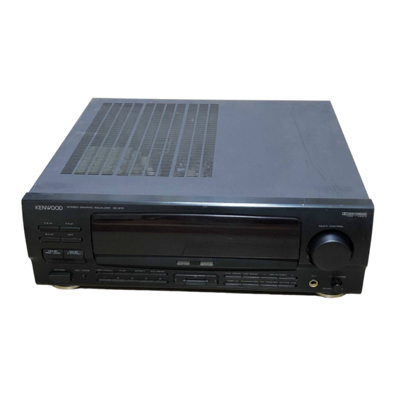 Kenwood GE-970 Service Manual