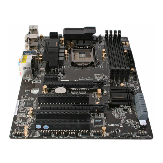 ASROCK Z87 Extreme3 Quick Installation Manual