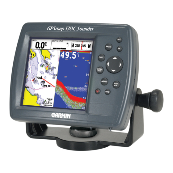 Garmin GPSMAP 172 Sounder Specifications