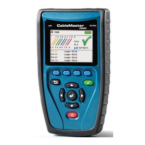 Softing CableMaster CM600 Quick Start Manual