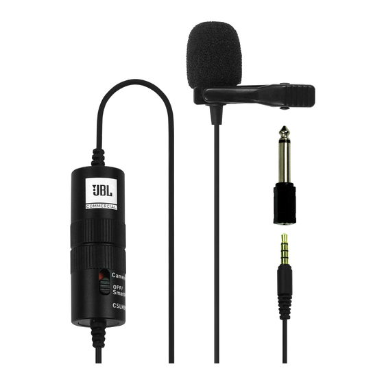 Harman JBL CSLM20B User Manual
