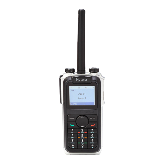 Hytera X1p Quick Reference Manual