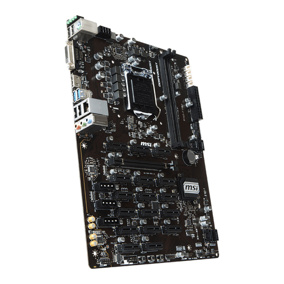 MSI B360-F PRO Installation Manual