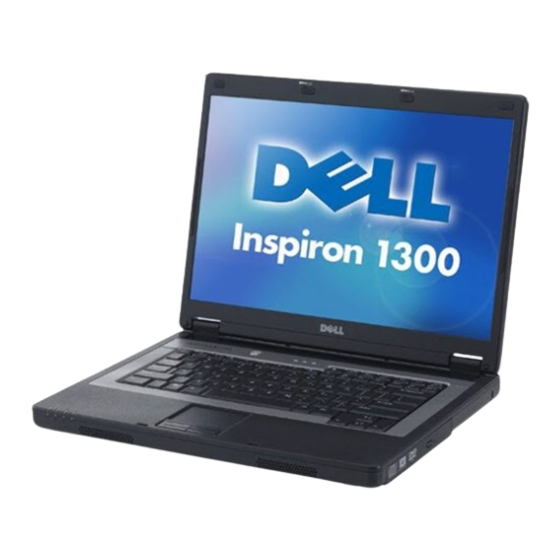 Dell Inspiron 1300 Manuals