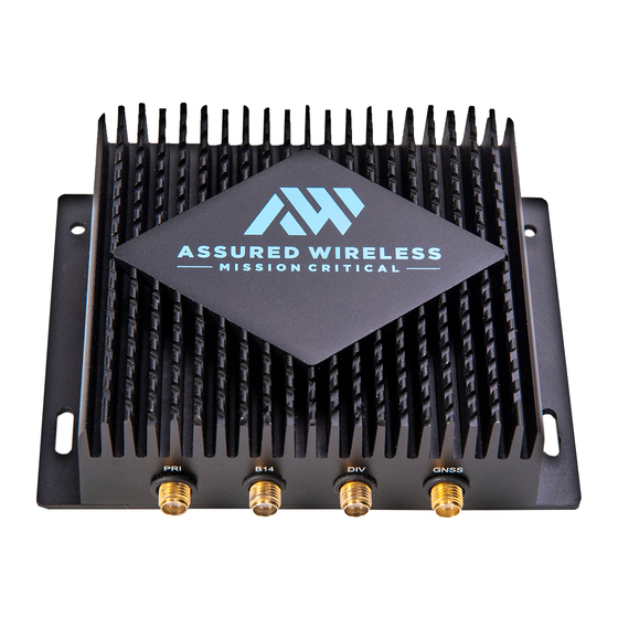 Assured Wireless AW12 Installation And Quick Start Manual