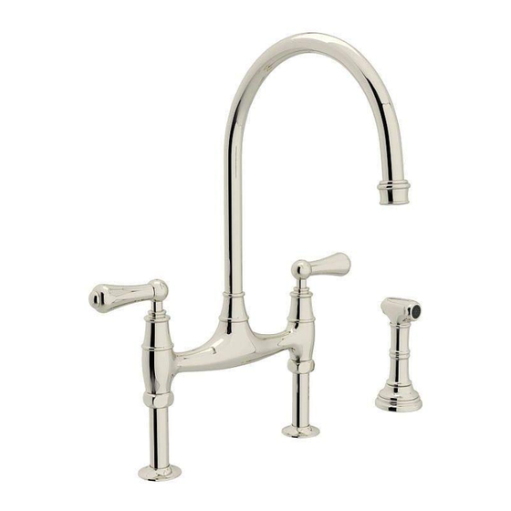 Rohl Perrin & Rowe Traditional Kitchen U.4719L Installation & User Manual