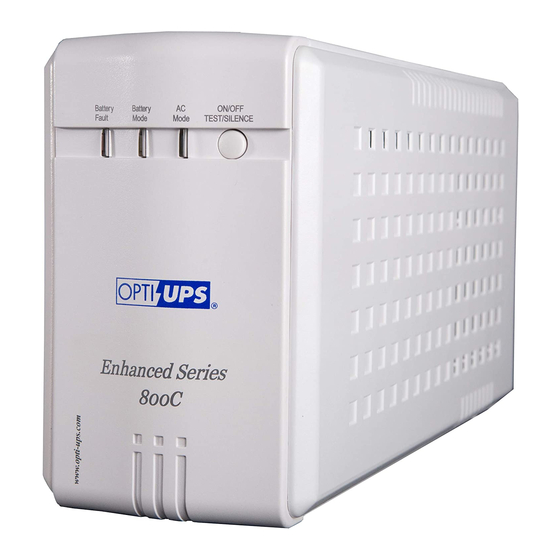 OPTI-UPS ES1000C User Manual