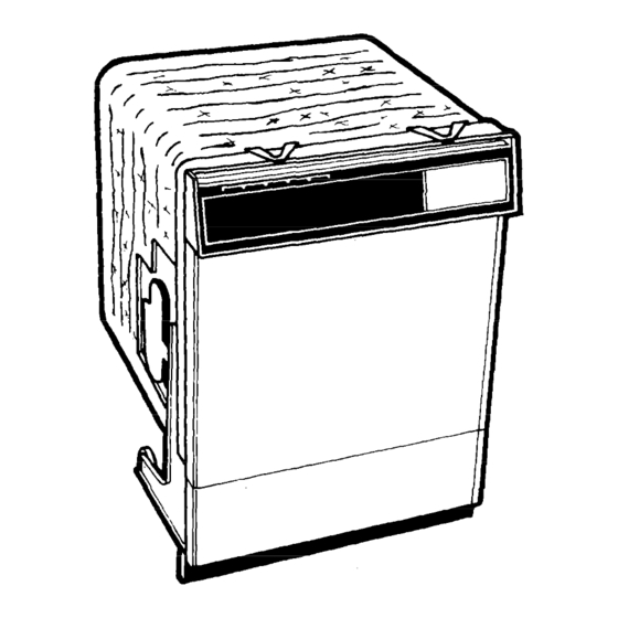Whirlpool Undercounter Dishwasher Installation Instructions Manual