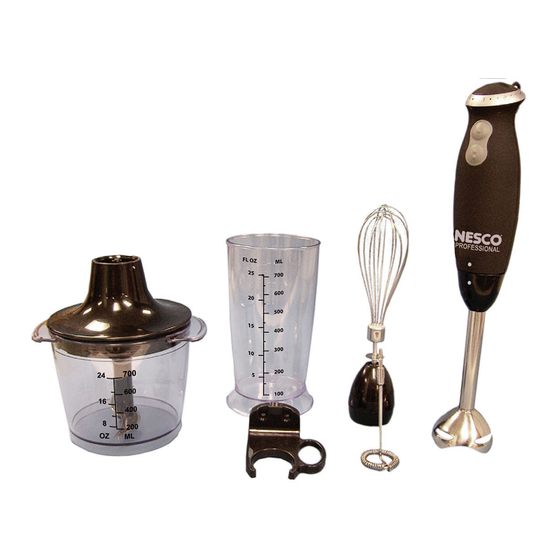 Nesco HB-17PR Care/Use Manual