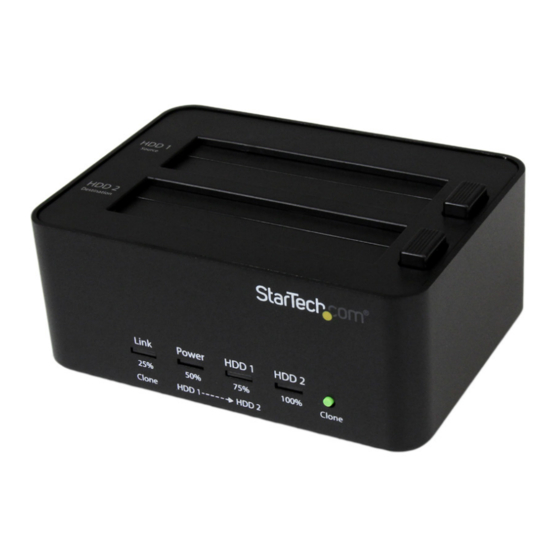 StarTech.com SATDOCK2REU3 Instruction Manual