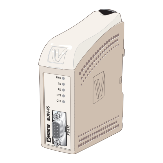 Westermo MDW-45 User Manual
