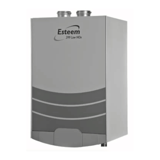 User Manuals: Aerco Esteem 399 Wall-Hung Boiler