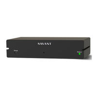 Savant SSC-0014 Quick Reference Manual