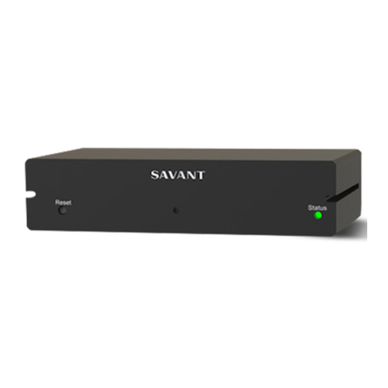 Savant SmartControl 14 Quick Reference Manual