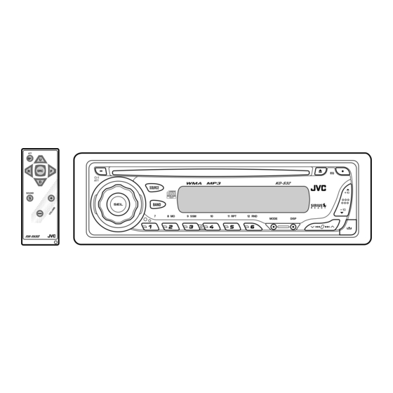 JVC KD-S32 Installation & Connection Manual