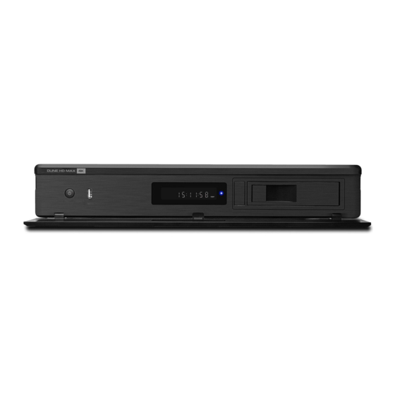Dune HD Max Quick Start Manual