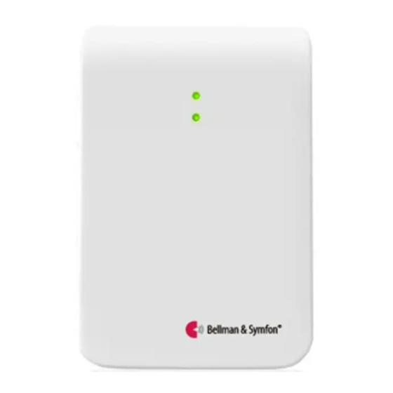 Bellman & Symfon Visit BE1411 Installer's Manual