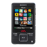 Sony WALKMAN NWZ-A820 Quick Start Manual