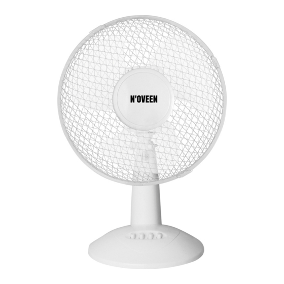 User Manuals: N'oveen F445 Desk Fan