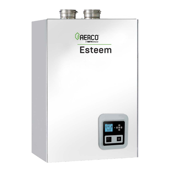 Aerco Esteem 399 Installation, Operation & Maintenance Manual
