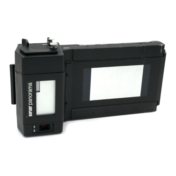Sinar Zoom Instruction Manual