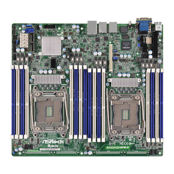 ASROCK Rack EP2C612D16FM Quick Installation Manual