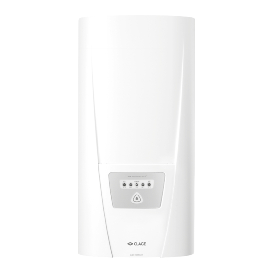clage DCX ELECTRONIC MPS Installing Instructions For The Professional