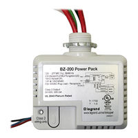 LEGRAND Wattstopper BZ-2 Series Installation Instructions Manual
