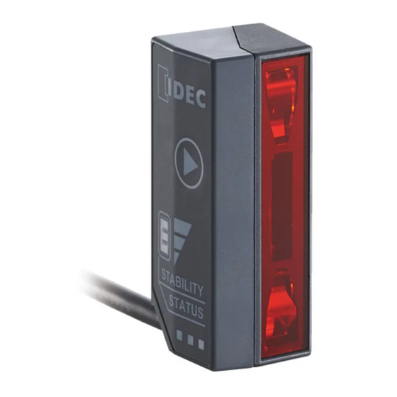 User Manuals: IDEC WB1F Series 1D Barcode Reader