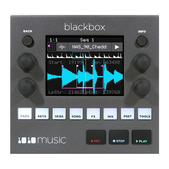 1010music BLACKBOX 1.5 User Manual