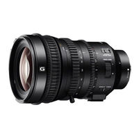 Sony Alpha E PZ 18-110mm F4 G OSS Service Manual