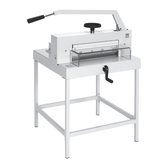 KRUG+PRIESTER IDEAL 4705 Manuals