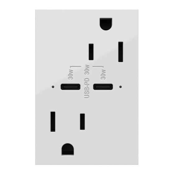LEGRAND adorne ARTRUSB15PD Quick Installation Instructions