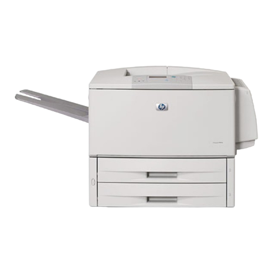 HP LaserJet 9000 User Manual