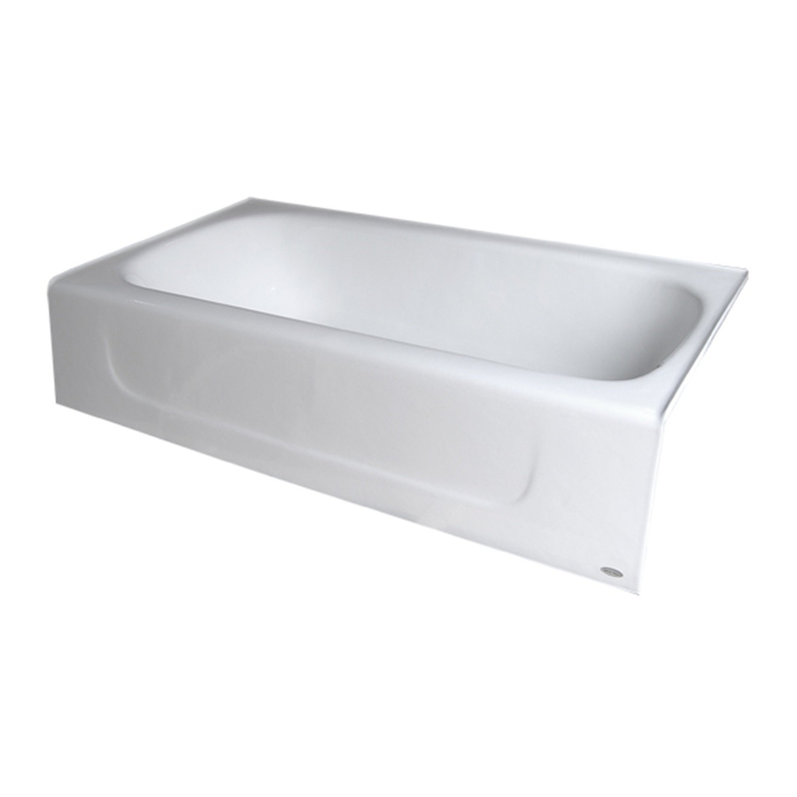 American Standard Belmor 5' Cast Iron Tub 2697.102 Features & Dimensions