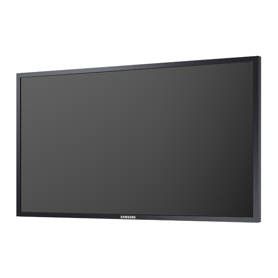 Samsung QM85D User Manual