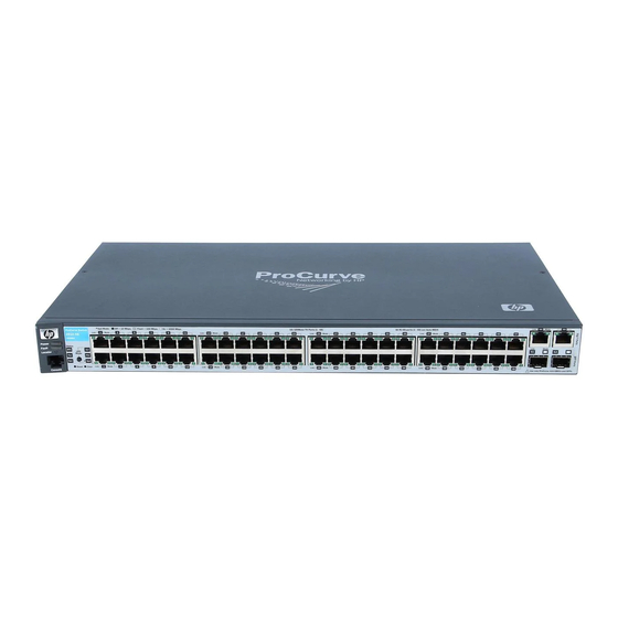PROCURVE 2610 SERIES MANAGEMENT AND CONFIGURATION MANUAL Pdf Download