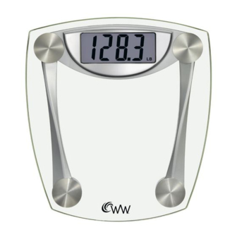 User manual Conair Weight Watchers WW711F (English - 12 pages)