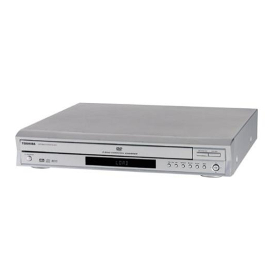 Toshiba DVD VIDEO / CD / VCD 5 DISC CAROUSEL CHANGER Owner's Manual