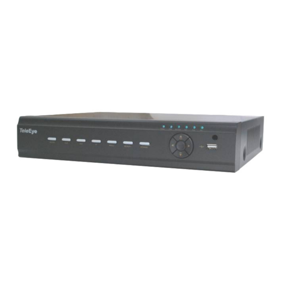 TELEEYE JN204X DVR USER MANUAL Pdf Download ManualsLib