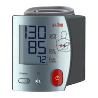 Braun Blood Pressure Monitor 6084 User Guide : Free Download