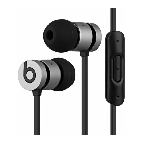 BEATS ELECTRONICS URBEATS USER MANUAL Pdf Download ManualsLib