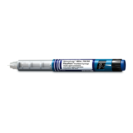 NOVOLOG MIX 70/30 FLEXPEN INSTRUCTIONS FOR USE MANUAL Pdf Download
