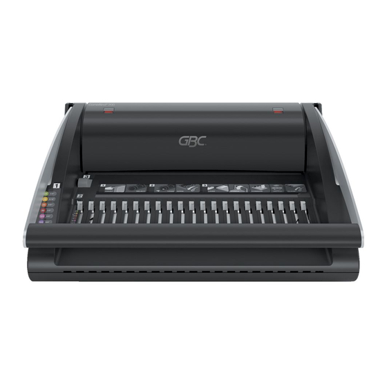 GBC COMBBIND A20 INSTRUCTION MANUAL Pdf Download ManualsLib